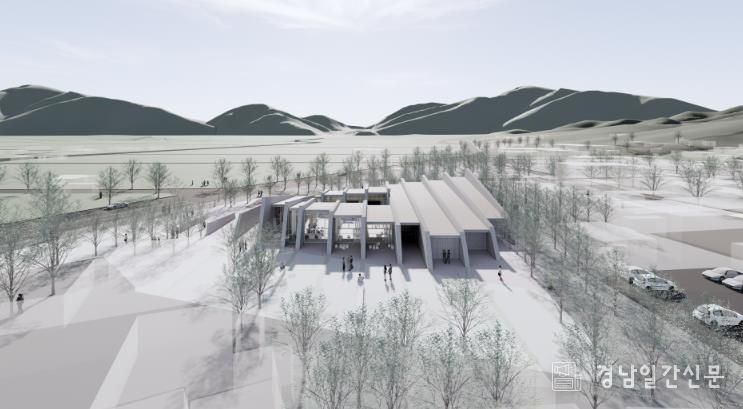 합천운석충돌구 거점센터 조감도