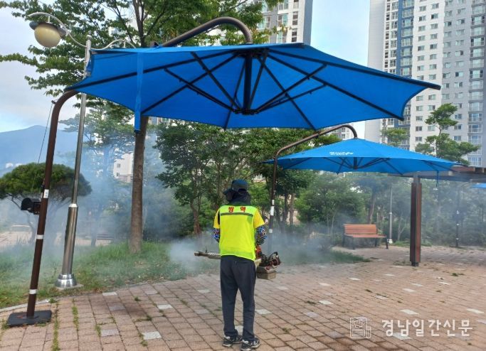 물놀이장 운영 도시공원 집중방역