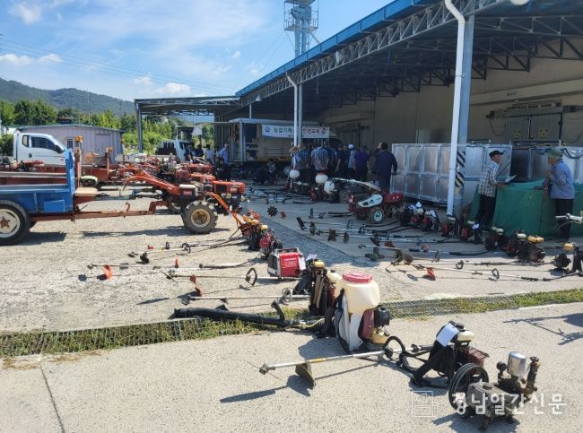 사천시, 농기계 현장 순회수리 및 안전교육