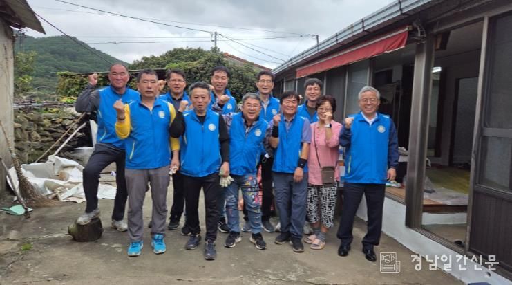 남해로타리클럽, 취약계층 주거환경 개선 봉사활동 실시