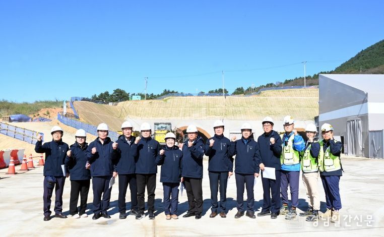 남해~여수 해저터널 건설사업 현장