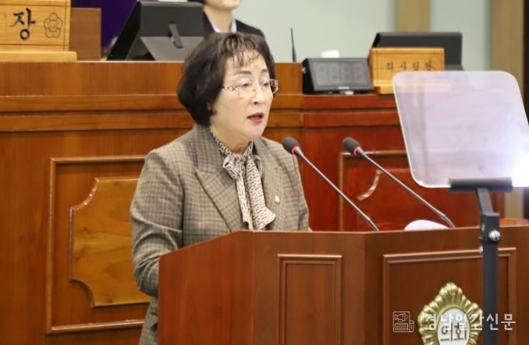 제315회 함안군의회 임시회 안말남 의원 5분 자유발언