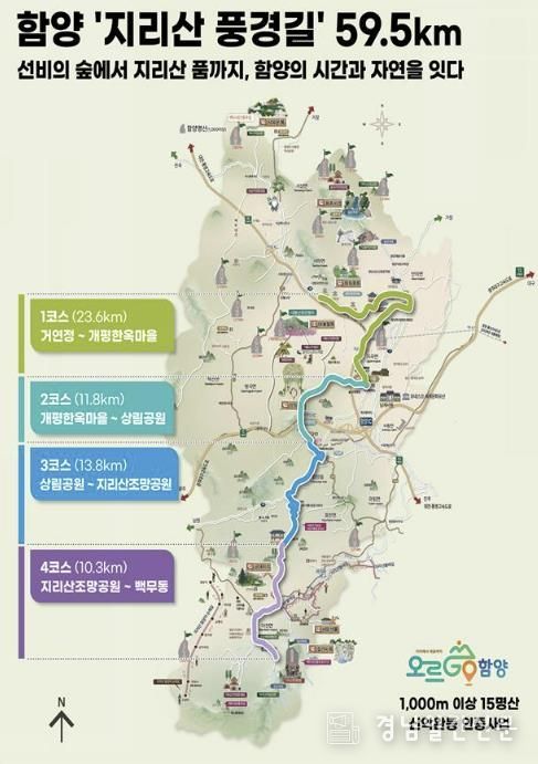 관광도로 위치도