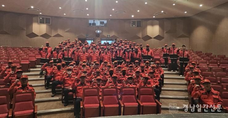 올해 끝까지 산불은 통영시가 확실히 책임지겠습니다