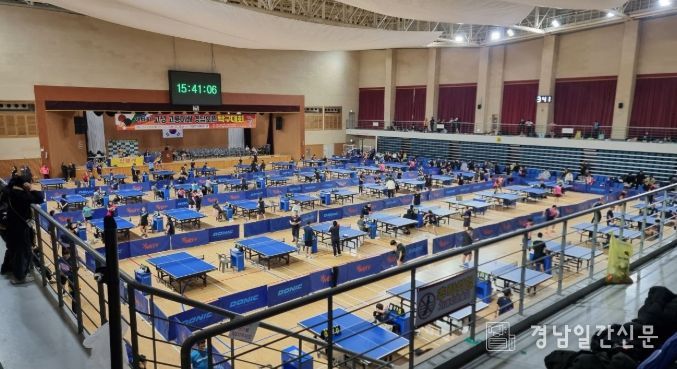 고성군, 제7회 고성 고룡이배 경남오픈 탁구대회