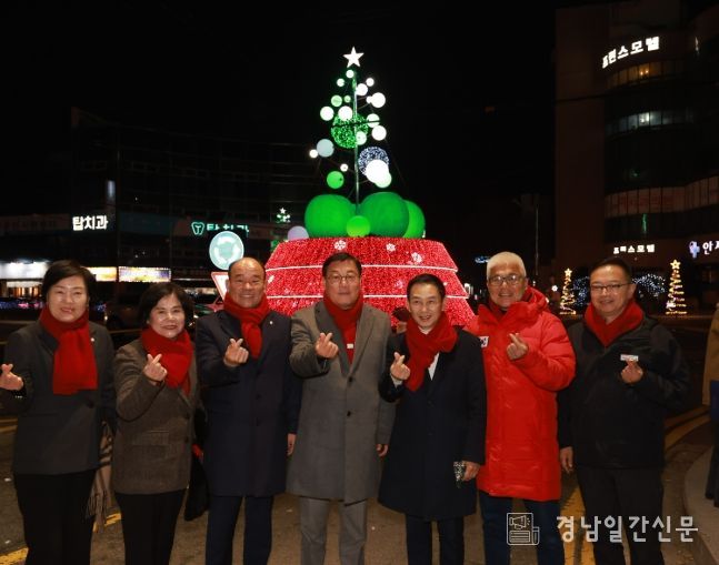 경남기독교합천군연합회, 2025년 성탄트리 점등식