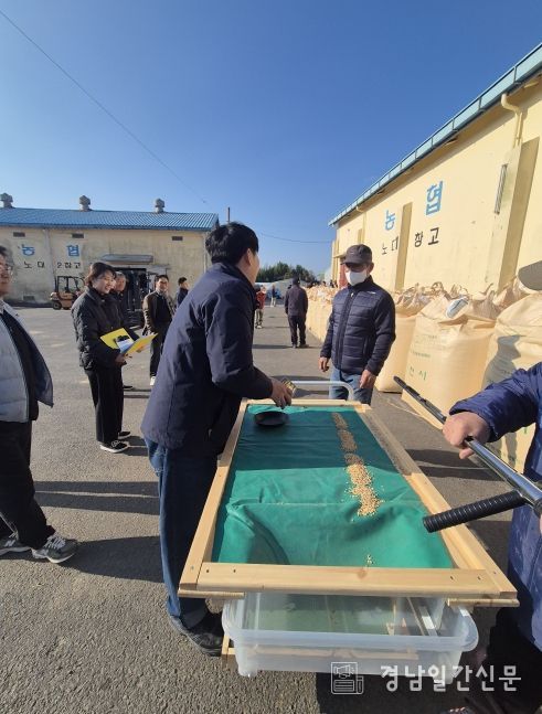 사천시, 벼 수매 현장 개선 ‘수매등급 검수대’ 도입