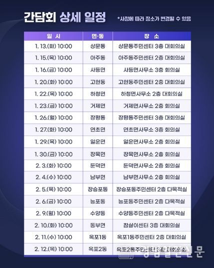 2026년 시민공감간담회