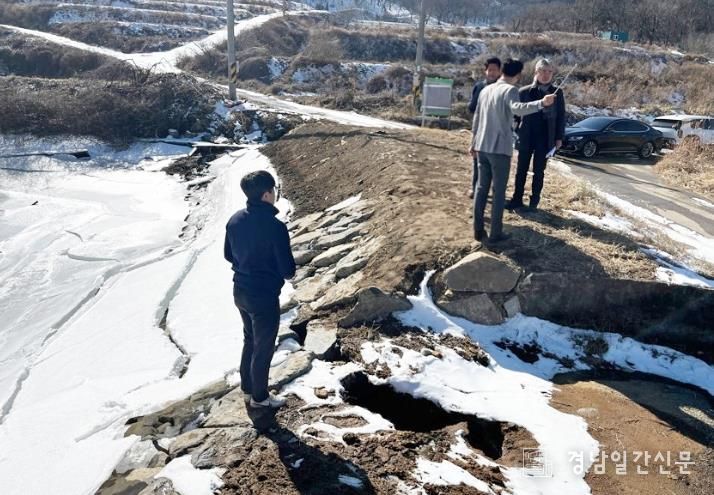 함양군 양상호 부군수, 재난 대비 노후 저수지 점검