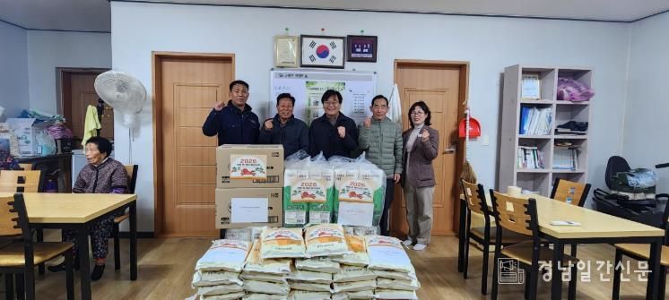 함안군, 설 명절맞이 한센마을 3곳 위문 방문