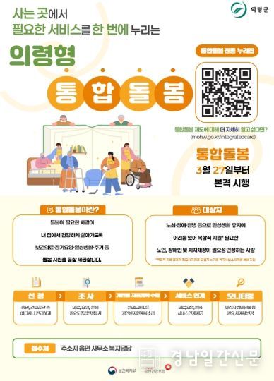 의료·요양 통합돌봄사업 27일 시행