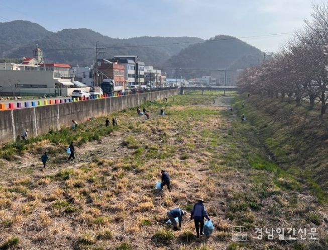 주민 주도 광도·동해천 하천정화활동