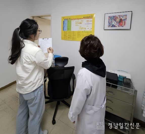 고성군보건소, 예방접종 위탁의료기관 방문 점검 실시